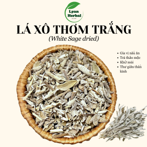 Lá Xô thơm cắt nhỏ 1Kg ( Sage) gia vị hương thơm thanh tẩy năng lượng thần kinh tỉnh táo