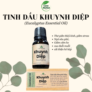 Tinh Dầu Khuynh Diệp ( Eucalyptus Essential Oil) 15ml, Tinh Dầu Thiên Nhiên Cam Kết Đúng Mùi
