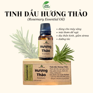 Tinh dầu Hương Thảo 15ml (rosemary) thiên nhiên xông phòng khử mùi thư giản dể ngủ, đuỗi muỗi, dùng cho spa, xông hơi