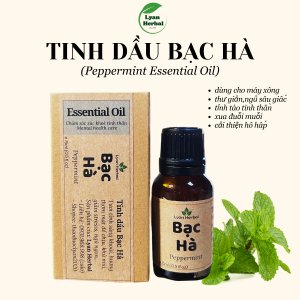 Tinh Dầu Bạc Hà (Peppermint Essential Oil) 15ml, Tinh Dầu Thiên Nhiên cam kết đúng mùi