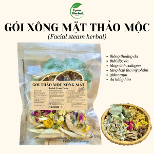 Gói thảo mộc xông mặt (loại tốt) 50g/gói giúp thải độc da, thông thoáng lỗ chân lông, hấp thụ mỹ phẩm