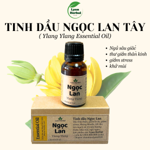 Tinh Dầu Hoa Ngọc Lan Tây - Hoàng Lan ( Ylang Ylang Essential Oil) 15ml, Tinh Dầu Thiên Nhiên cam kết đúng mùi