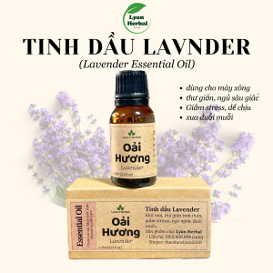 Tinh Dầu Lavender (Oải Hương) 15ml tinh dầu thiên nhiên chiết xuất cam kết đúng hương