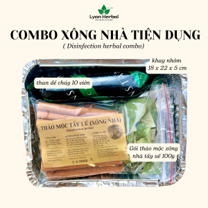Combo "Xông nhà tiện dụng" phong thủy xả phong long, trừ tà khí khử uế thông quan, nấu nước lau bàn thờ bao sái