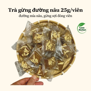 Trà gừng đường nâu 25g/viên 