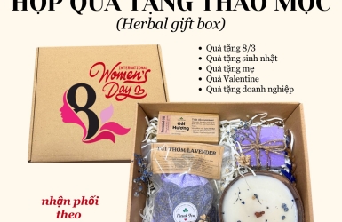Gia công quà tặng thảo mộc 