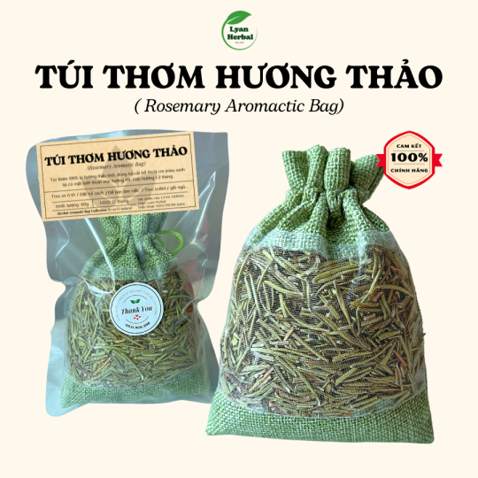 Túi thơm Hương Thảo (Rosemary) túi thơm thảo mộc mùi thoảng nhẹ tự nhiên từ lá hương thảo sấy khô