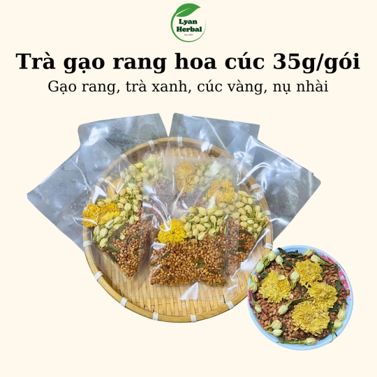 Trà gạo rang hoa cúc 35g/gói