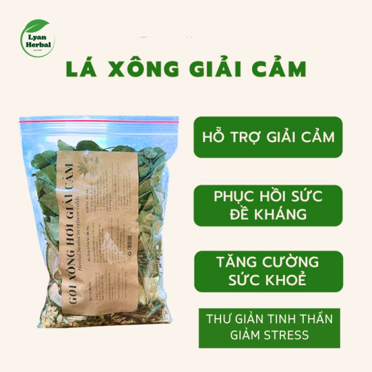 Gói xông hơi giải cảm giảm ho sốt giảm phong hàn cảm lạnh, hồi phục sức khỏe sau bệnh, tắm giảm rôm sẩy mẩn ngứa