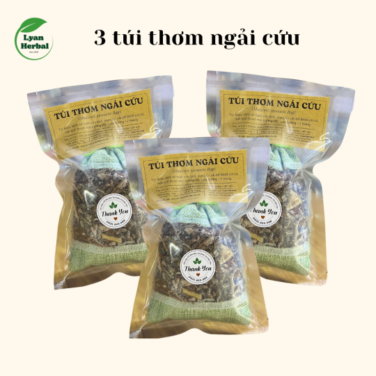 Túi thơm Ngải Cứu 50g/túi túi thơm thảo mộc mang năng lượng thanh tẩy trừ vận khí xấu