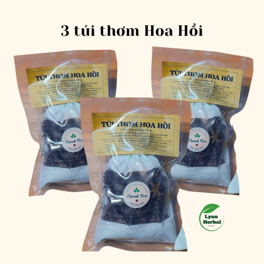 Túi thơm Hoa Hồi tự nhiên hương thơm nồng đậm tẩy uế khử âm năng lượng thanh tẩy, đuỗi côn trùng, đuỗi muỗi gián kiến