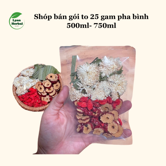 Trà "Dể Ngủ" Cúc Trắng thảo mộc giúp ngủ sâu giấc, thải độc gan, mát gan, thanh lọc cơ thể giảm thâm sạm mụn đẹp da