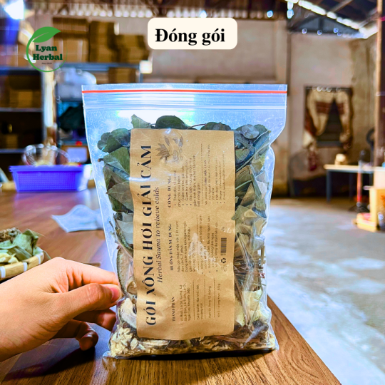Gói xông hơi giải cảm giảm ho sốt giảm phong hàn cảm lạnh, hồi phục sức khỏe sau bệnh, tắm giảm rôm sẩy mẩn ngứa