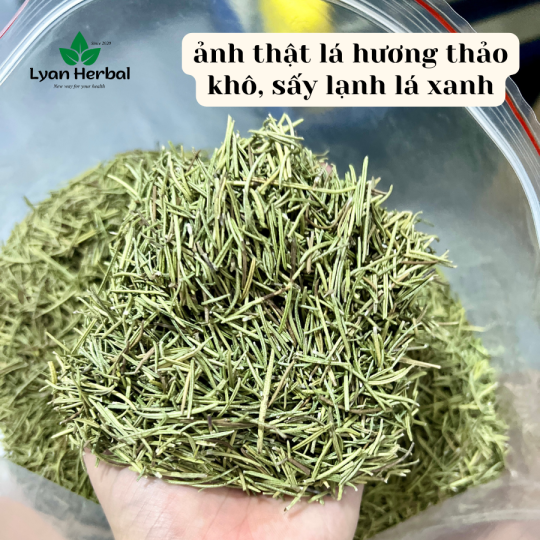 Lá Hương Thảo sấy khô ( 1Kg)  đã tách cành dùng nấu ăn, ướp thịt nướng, nấu nước ủ tóc dưỡng tóc