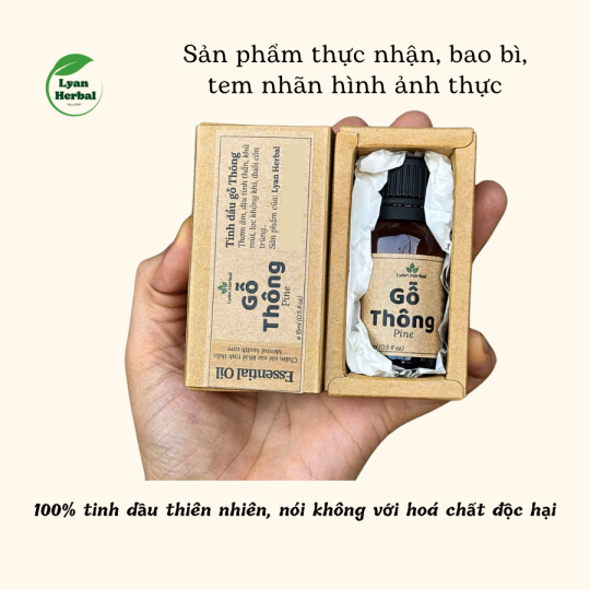 Tinh Dầu Gỗ Thông (Pine) 15ml, Tinh Dầu Thiên Nhiên cam kết đúng mùi tự nhiên