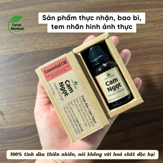 Tinh Dầu Cam Ngọt  ( Sweet Orange Essential Oil) 15ml hương thơm dể chịu tươi mát cam kết đúng mùi