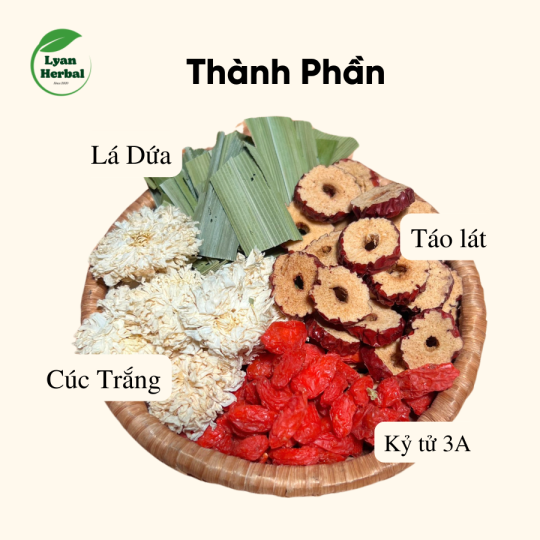 Trà "Dể Ngủ" Cúc Trắng thảo mộc giúp ngủ sâu giấc, thải độc gan, mát gan, thanh lọc cơ thể giảm thâm sạm mụn đẹp da