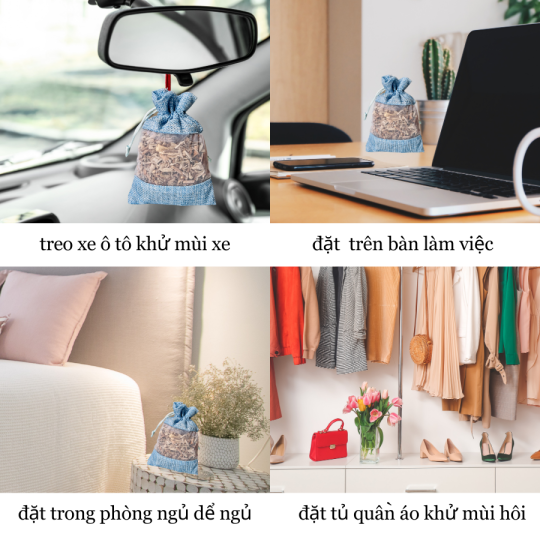 Túi thơm Lá Xô ( Sage) túi 40g mùi thơm nồng rỏ dịu thần kinh tốt