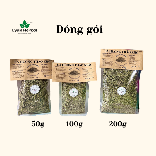 Lá Hương Thảo sấy khô ( 1Kg)  đã tách cành dùng nấu ăn, ướp thịt nướng, nấu nước ủ tóc dưỡng tóc