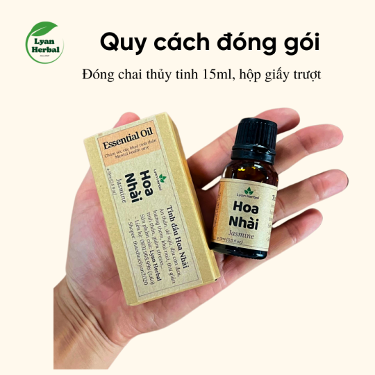 Tinh Dầu Hoa Nhài ( Jasmine Essential Oil) 15ml, Tinh Dầu Thiên Nhiên cam kết đúng mùi