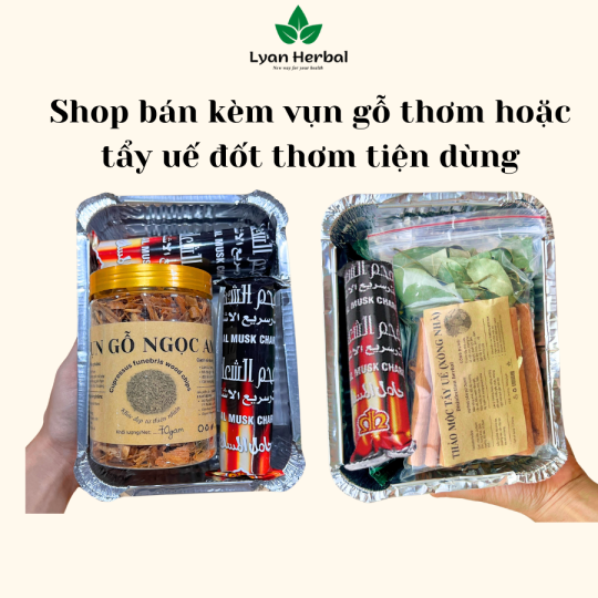 Hộp 10 cây Than hoạt tính xông trầm xông thảo mộc dể cháy, than đốt trầm hương đốt tẩy uế, hun gỗ it khói , không mùi, cháy lâu
