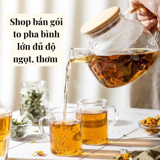 Trà "Dưỡng Tâm An" 7 vị thảo mộc giúp ngủ ngon, thư giản giảm căng thẳng mệt mỏi, mát gan đẹp da giảm stress