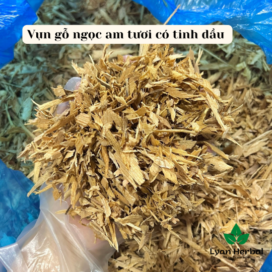 Túi thơm gỗ Ngọc Am (hoàng đàn) từ vụn ngọc am thơm tự nhiên may mắn tài lộc phong thủy