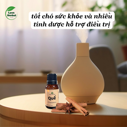 Tinh Dầu Vỏ Quế ( Cinnamon Essential Oil) 15ml, Tinh Dầu Thiên Nhiên cam kết đúng mùi