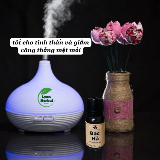 Tinh Dầu Bạc Hà (Peppermint Essential Oil) 15ml, Tinh Dầu Thiên Nhiên cam kết đúng mùi