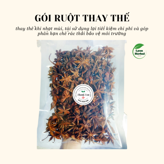 Túi thơm Hoa Hồi tự nhiên hương thơm nồng đậm tẩy uế khử âm năng lượng thanh tẩy, đuỗi côn trùng, đuỗi muỗi gián kiến