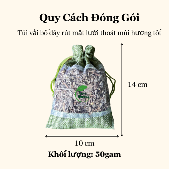 Túi thơm Lá Xô ( Sage) túi 40g mùi thơm nồng rỏ dịu thần kinh tốt
