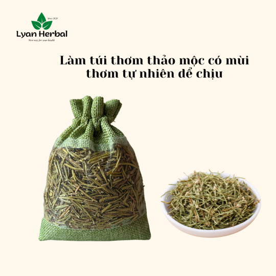 Lá Hương Thảo sấy khô ( 1Kg)  đã tách cành dùng nấu ăn, ướp thịt nướng, nấu nước ủ tóc dưỡng tóc