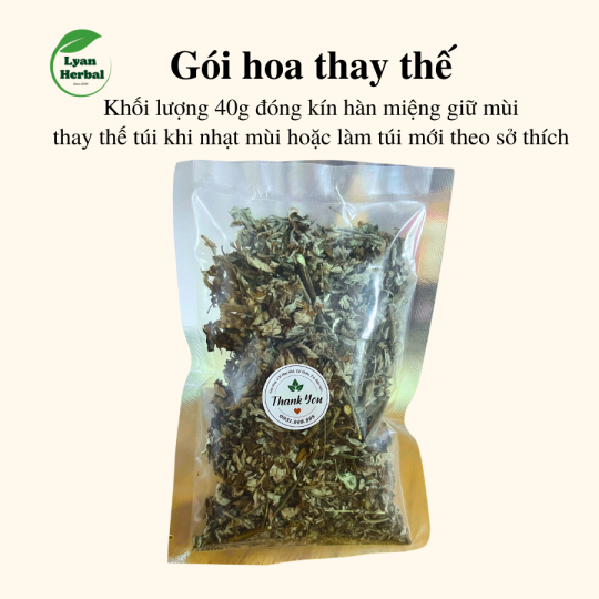 Túi thơm Ngải Cứu 50g/túi túi thơm thảo mộc mang năng lượng thanh tẩy trừ vận khí xấu