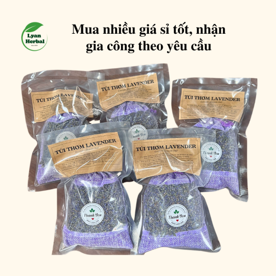 Túi thơm Oải Hương (Lavender) hương thơm tự nhiên thơm nồng màu tím đẹp