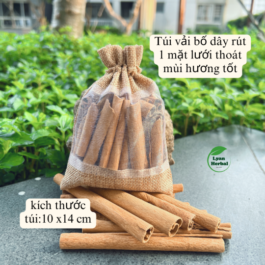 Túi thơm Vỏ Quế ( Cinnamon ) từ vỏ quế khâu mùi thơm tự nhiên dể chịu khử mùi hôi đuổi côn trùng