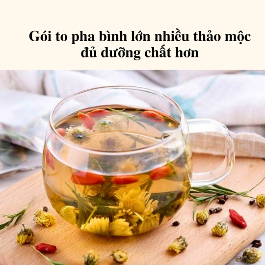 Trà "Dể Ngủ" Cúc Trắng thảo mộc giúp ngủ sâu giấc, thải độc gan, mát gan, thanh lọc cơ thể giảm thâm sạm mụn đẹp da