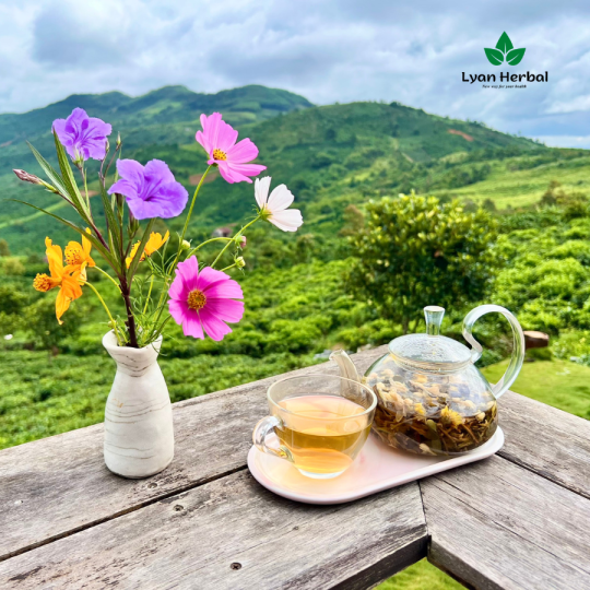 1 Kg Trà sơn mật hồng sâm thượng hạng loại ngon nhiều hoa nhài nhiều cỏ ngọt ngủ ngon, trà thảo mộc mát gan giải độc gan
