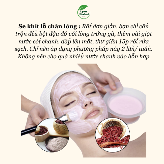 Bột Đậu Đỏ nguyên chất làm mặt nạ bột thiên nhiên đắp mặt dưỡng da 