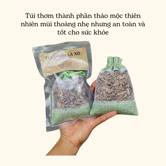 Túi thơm Lá Xô ( Sage) túi 40g mùi thơm nồng rỏ dịu thần kinh tốt