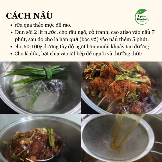 Sâm Atiso hạt chia mát gan 6 vị thảo mộc giúp mát gan thải độc gan, đẹp da, giảm mỡ, giảm mụn, thanh nhiệt ngày hè