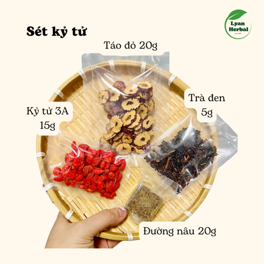 trà sữa nướng Vân Nam (vị Kỷ Tử) có trà đen và đường nâu trà sữa hottrend