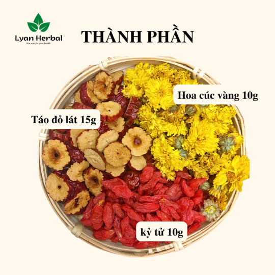 Trà "Dể Ngủ" Cúc Vàng thảo mộc giúp ngủ ngon sâu giấc tốt cho sức khỏe bỏ huyết an thần dưỡng tâm