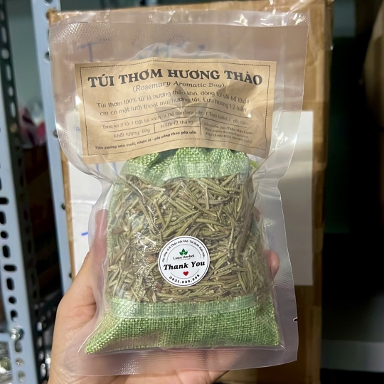 Túi thơm Hương Thảo (Rosemary) túi thơm thảo mộc mùi thoảng nhẹ tự nhiên từ lá hương thảo sấy khô